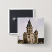 Clocher de l'Eau Beniteの眺め 缶バッジ (正面&裏面)