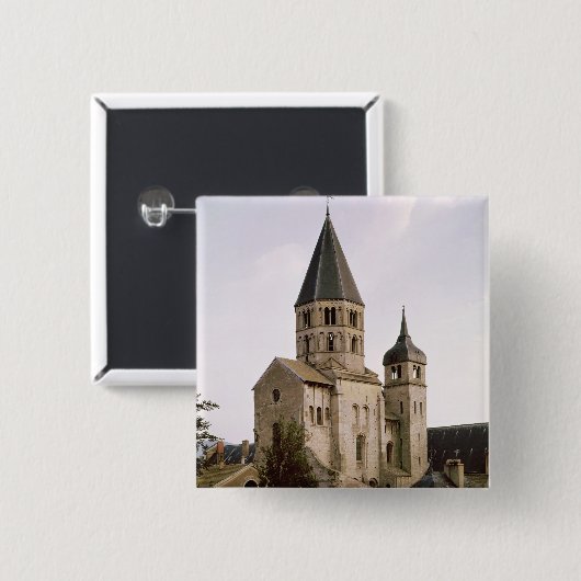 Clocher de l'Eau Beniteの眺め 缶バッジ (正面&裏面)