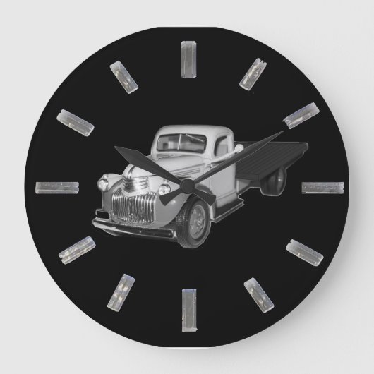 Clockの1941年- 1942年シボレーのトラック、Chev、Chevyの ラージ壁時計 (正面)