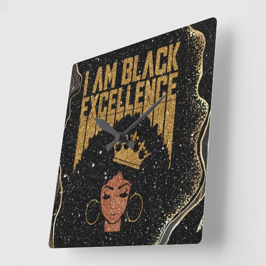 Clock スクエア壁時計 (傾斜)