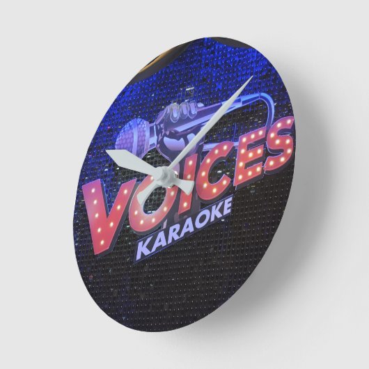 Clock. ラウンド壁時計 (傾斜)