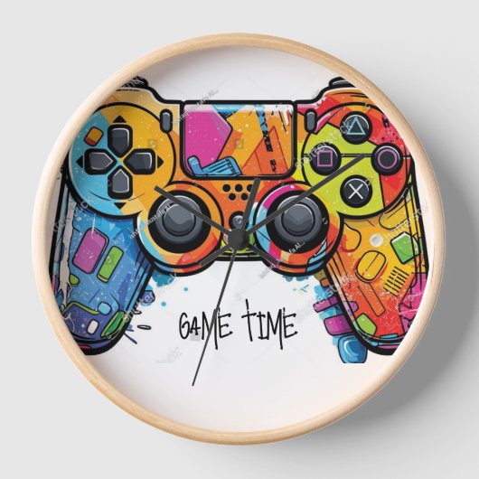 clock  壁時計 (正面)