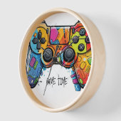 clock  壁時計 (傾斜)