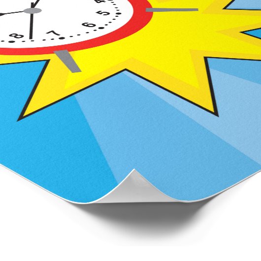 Clock Alarming ポスター (角)