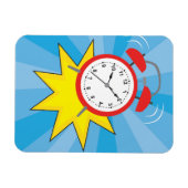 Clock Alarming マグネット (横)