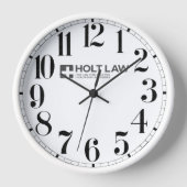 Clock by Holt Law (Gray) 壁時計 (正面)