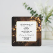 Clock Countdown for New Year Eve's Party 招待状 (スタンド正面)