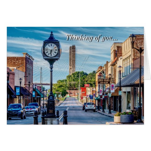 Clock In Downtown Cape Girardeau 考える's Of You (正面横)