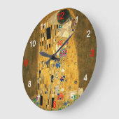 Clock of “The Kiss” ラージ壁時計 (傾斜)
