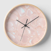 Clock Peach Slime Design 壁時計 (正面)