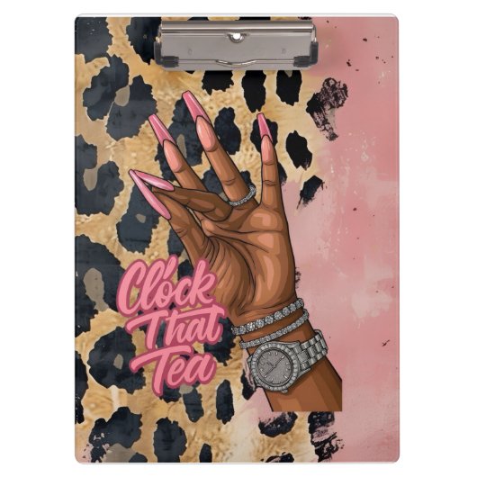 Clock That Tea Journal クリップボード (正面)