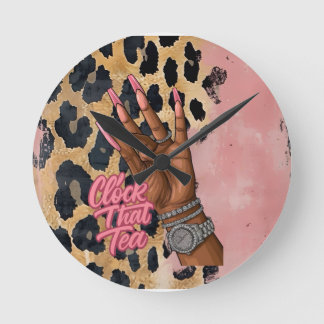 Clock That Tea Wall Clock ラウンド壁時計