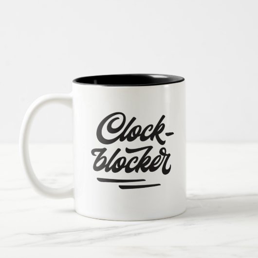 Clockblockerのマグ ツートーンマグカップ (左)