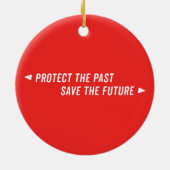 Clockblockerの休日のオーナメント セラミックオーナメント (裏面)