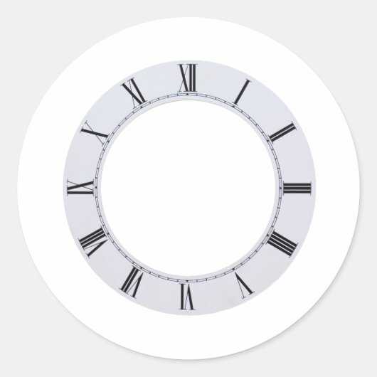 ClockFace060709 ラウンドシール (正面)