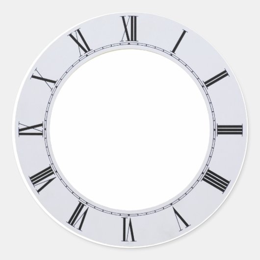 ClockFace060709 ラウンドシール (正面)