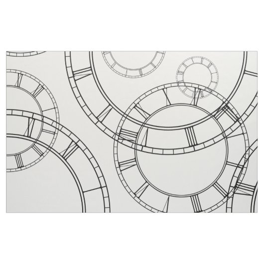 Clockfaces ファブリック (ファットクウォーター)