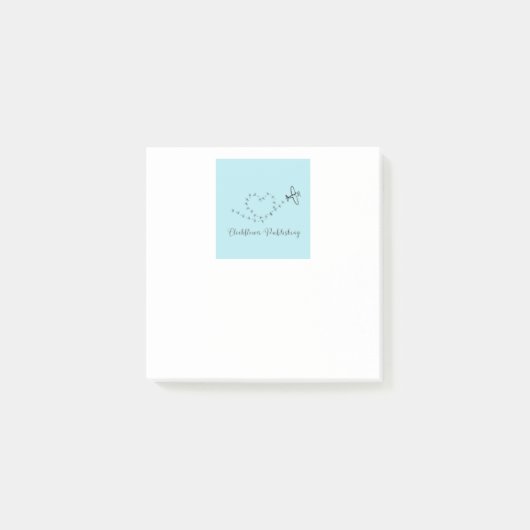 Clockflower Publishingのブランド付きポストイットノート ポストイット (正面)