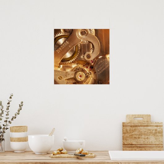 Clockmaker – スイス語(未調整) ポスター (キッチン)