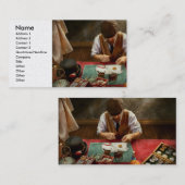 Clockmaker – 時計学のデモ 名刺 (正面/裏面)