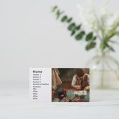 Clockmaker – 時計学のデモ 名刺 (スタンド正面)