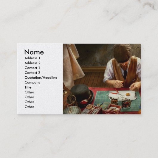 Clockmaker – 時計学のデモ 名刺 (正面)