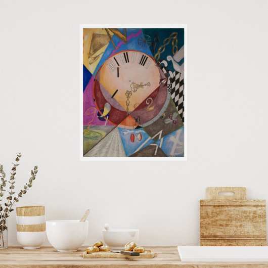 Clocks (プリント) ポスター (キッチン)