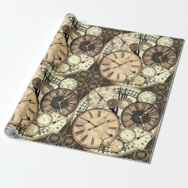 Clocks ラッピングペーパー