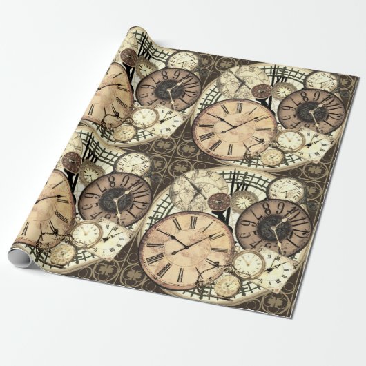 Clocks ラッピングペーパー (アンロールド)