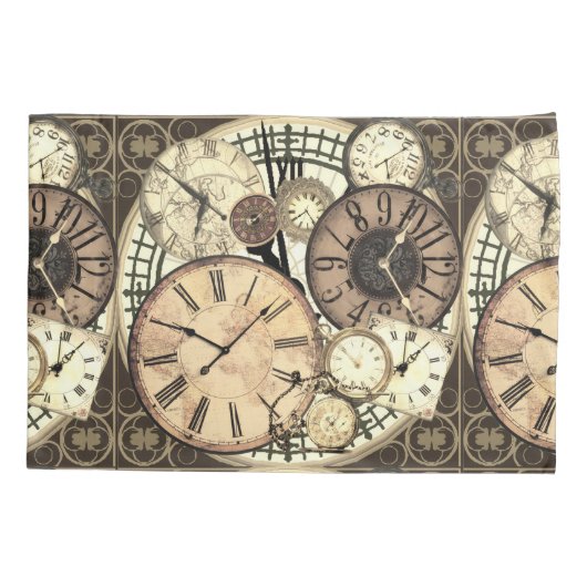 Clocks 枕カバー (裏面)