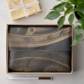 Clocks and pocket watches Steampunk 2 Tissue paper 薄葉紙 (ギフト)