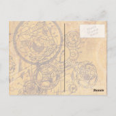 Clockworkコラージュ ポストカード (裏面)