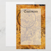 Clockworkコラージュ 便箋 (正面/裏面)