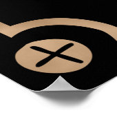 Clockworkシルエット、披露宴歓迎ポスター ポスター (角)