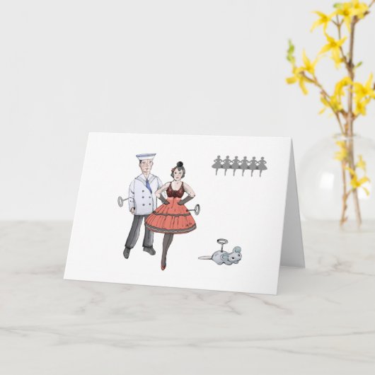 Clockworkダンサーカード カード (黄色い花)