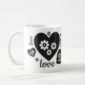 Clockworkハートマグ コーヒーマグカップ (左)