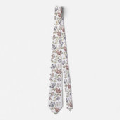 Clockworkフローラ-カスタム色 ネクタイ (正面)