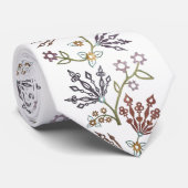 Clockworkフローラ-カスタム色 ネクタイ (ロール)