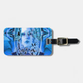 Clockwork青い荷物タグ ラゲッジタグ (正面横)