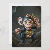 Clockwork Cavekeeper – The Whispering Monkey 招待状 (裏面)