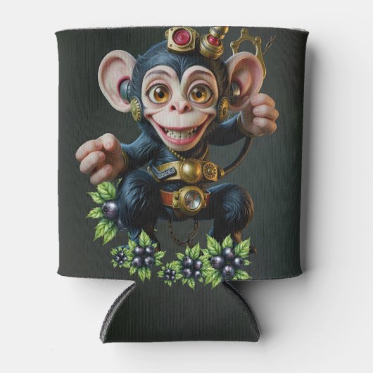 Clockwork Cavekeeper – The Whispering Monkey 缶クーラー (正面)