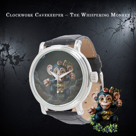 Clockwork Cavekeeper – The Whispering Monkey 腕時計