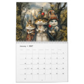 Clockwork Creatures – A Steampunk Woodland Tale カレンダー (1月 2027)