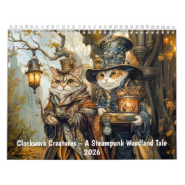 Clockwork Creatures – A Steampunk Woodland Tale 20 カレンダー