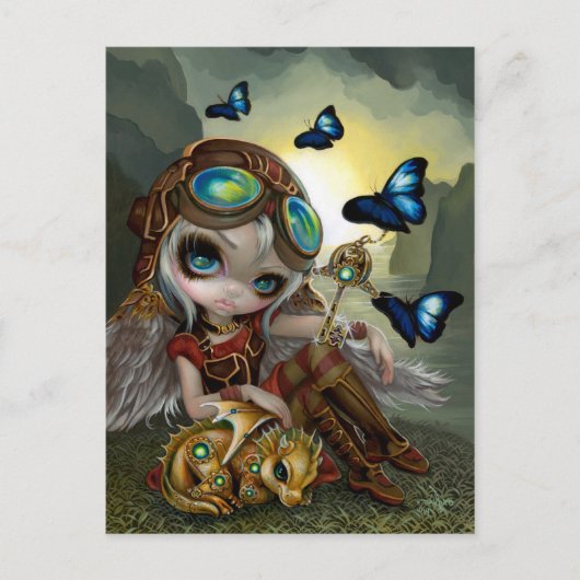 「Clockwork Dragonling」ポストカード ポストカード (正面)