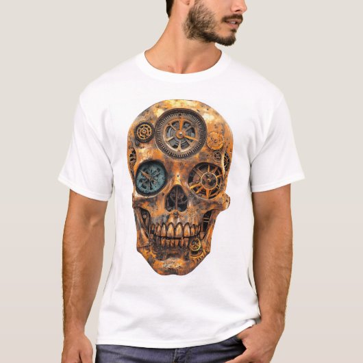 Clockwork Skull Fusion Tシャツ (正面)