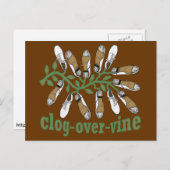Clog Over Vine Dance ポストカード (正面/裏面)