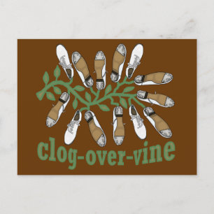 Clog Over Vine Dance ポストカード