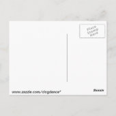 Clogger足跡おもしろい漫画はがき ポストカード (裏面)