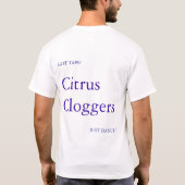 cloggersのティー tシャツ (裏面)